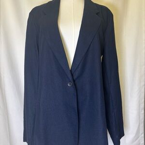 Calvin Klein Dark Blue Women's Blazer. New Without Tags. Women’s Size 12.
